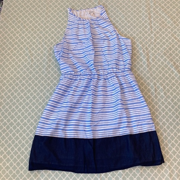 Old Navy Stripe Sleeveless Dress L - Picture 1 of 7
